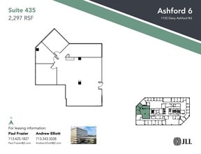 14701 St. Marys Ln, Houston, TX à louer Plan d’étage– Image 1 sur 1