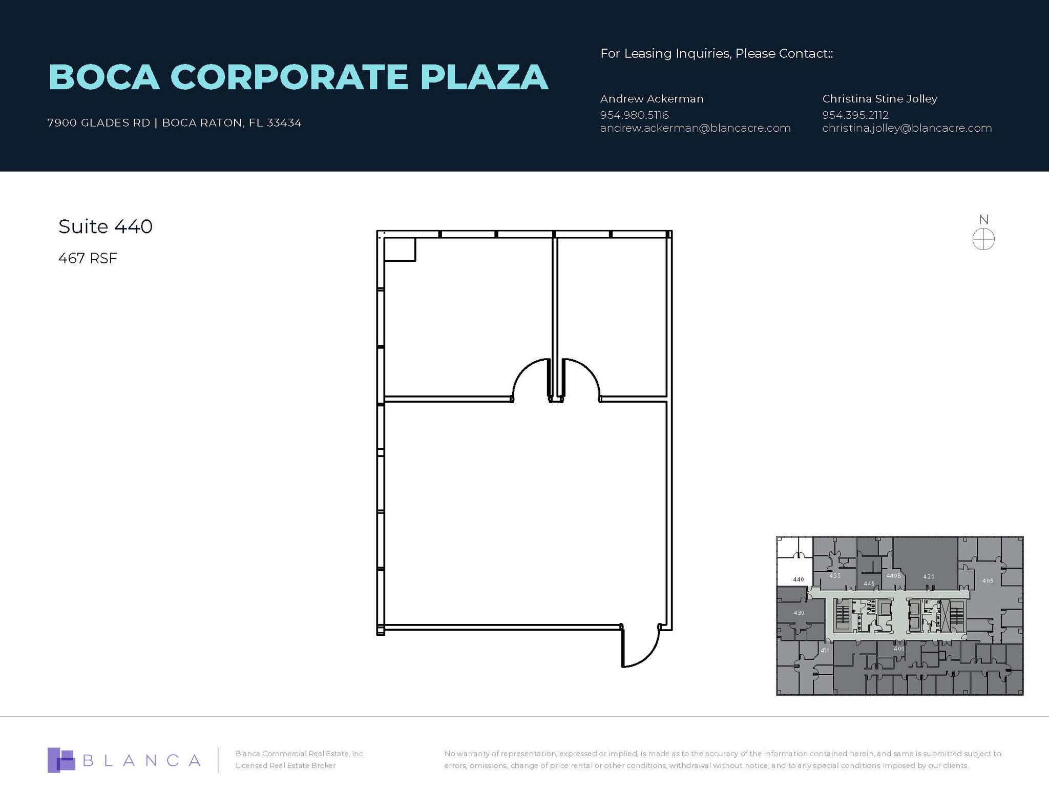 7900 Glades Rd, Boca Raton, FL à louer Photo intérieure– Image 1 sur 1