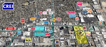 8741-8747 Van Nuys Blvd, Panorama City, CA - VUE AÉRIENNE vue de carte - Image1