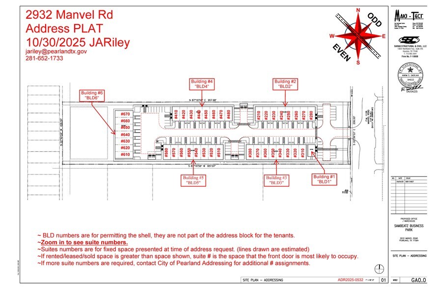 2932 Manvel Rd, Pearland, TX à vendre - Plan cadastral – Image 3 sur 15