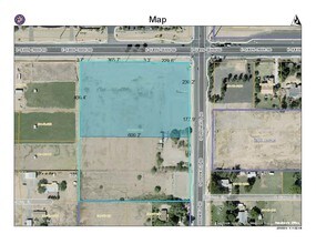 Greenfield Rd & Queen Creek Rd, Gilbert, AZ - Vue aérienne  vue de carte - Image1