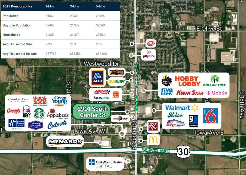 2901 S Center St, Marshalltown, IA à vendre - Photo de l’immeuble – Image 2 sur 2