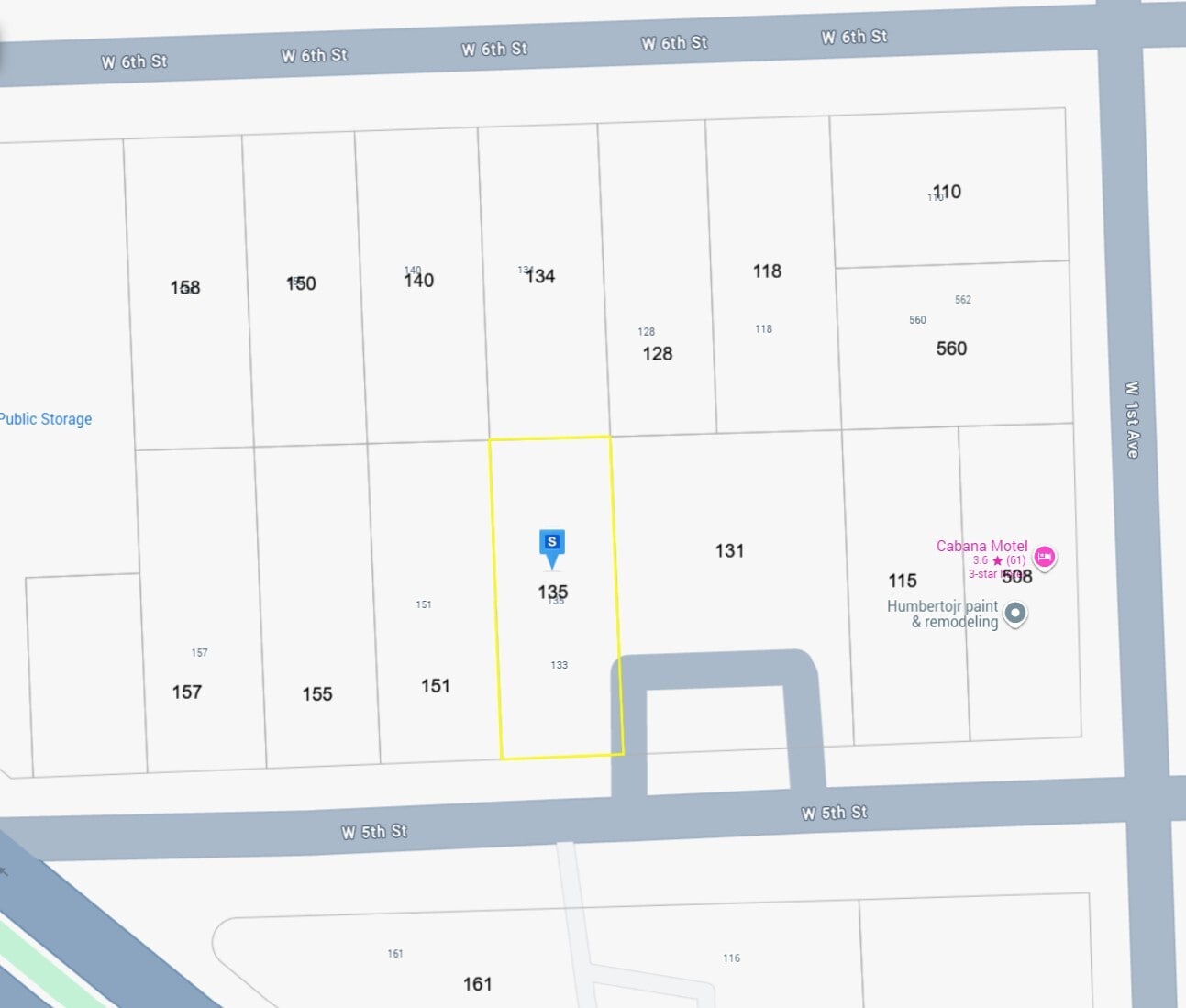 135 5th st, Hialeah, FL à vendre Plan cadastral– Image 1 sur 2