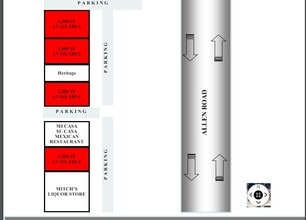 16700-16950 Allen Rd, Taylor, MI à louer Plan d’étage– Image 1 sur 1