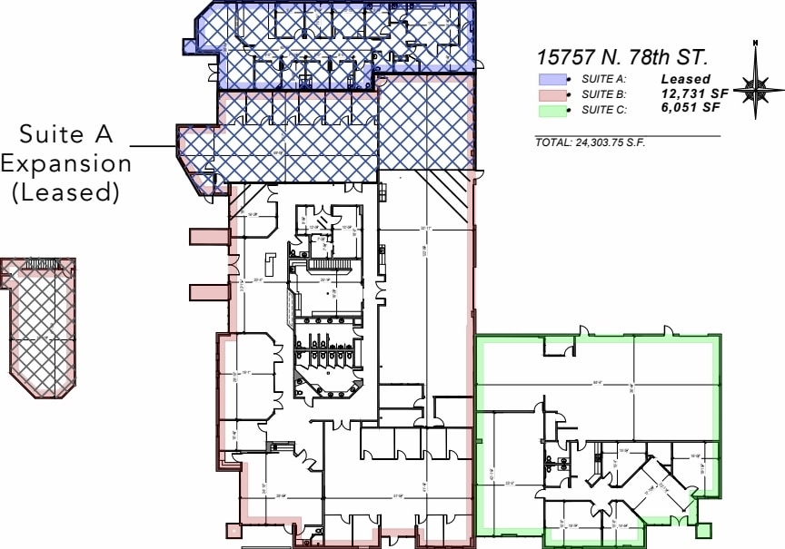 15757 N 78th St, Scottsdale, AZ à louer Plan d’étage– Image 1 sur 10