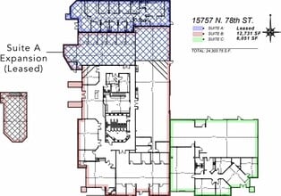 15757 N 78th St, Scottsdale, AZ à louer Plan d’étage– Image 1 sur 10