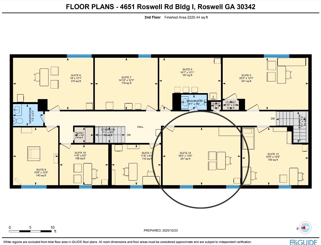 4651 Roswell Rd NE, Atlanta, GA à louer Plan d’étage– Image 1 sur 4