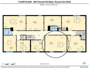 4651 Roswell Rd NE, Atlanta, GA à louer Plan d’étage– Image 1 sur 4