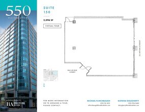 550 W Washington Blvd, Chicago, IL à louer Plan d’étage– Image 1 sur 3