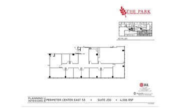 53 Perimeter Ctr E, Atlanta, GA à louer Plan d’étage– Image 1 sur 1