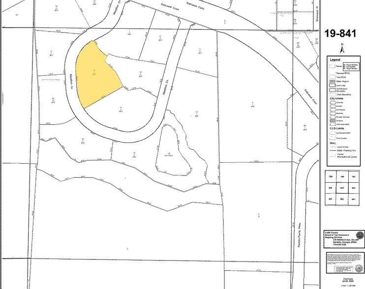 3617 Marathon Cir, Austell, GA à vendre - Plan cadastral – Image 2 sur 2