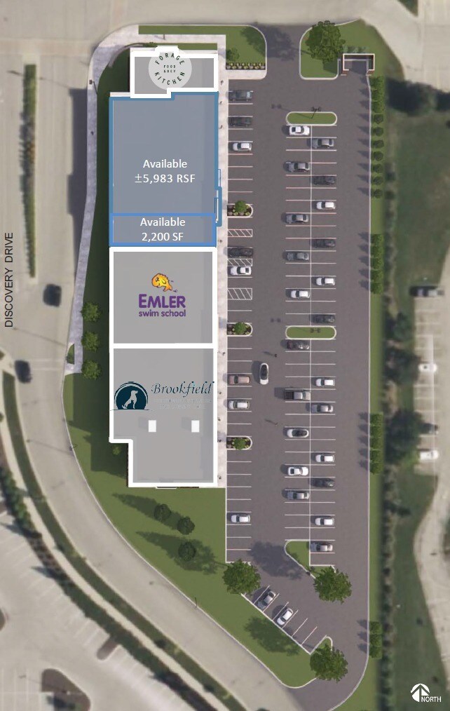 350 Discovery Dr, Brookfield, WI à louer Plan de site– Image 1 sur 1