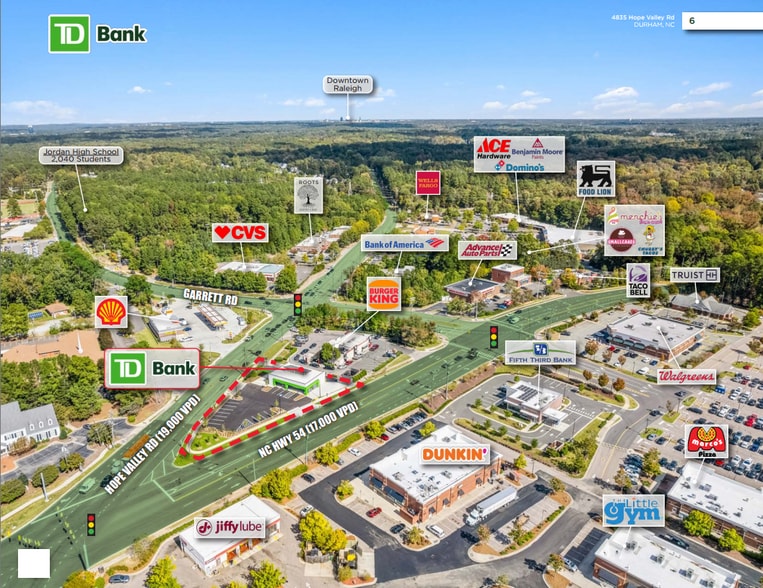 4835 Hope Valley Rd, Durham, NC à vendre - Photo de l’immeuble – Image 3 sur 4