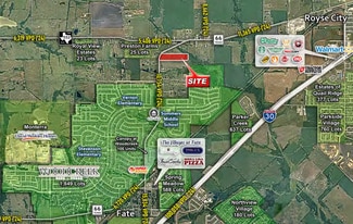 Plus de détails pour 900 Highway 66, Fate, TX - Terrain à vendre