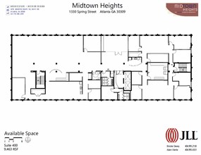 1330 Spring St NW, Atlanta, GA à louer Plan d’étage– Image 1 sur 1