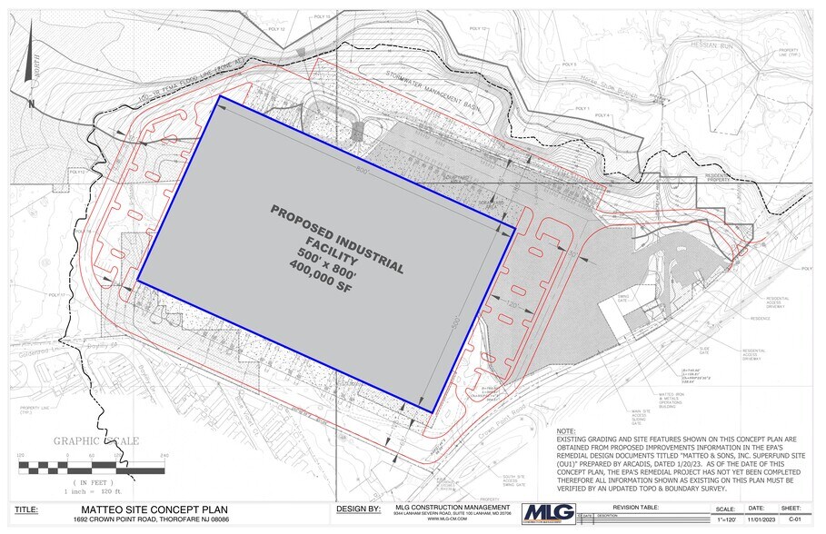 1692 Crown Point Rd, West Deptford, NJ à vendre - Plan de site – Image 2 sur 2