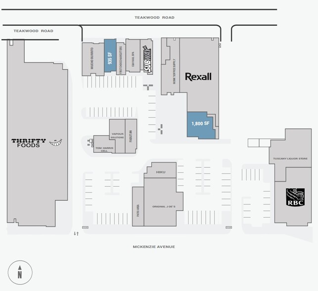 1632 McKenzie Ave, Victoria, BC à louer - Plan de site – Image 1 sur 4