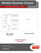 3360 Enterprise Ave, Weston, FL à louer Plan d’étage– Image 2 sur 2