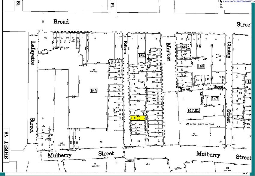 45-53 Edison Pl, Newark, NJ à louer - Plan cadastral – Image 1 sur 1