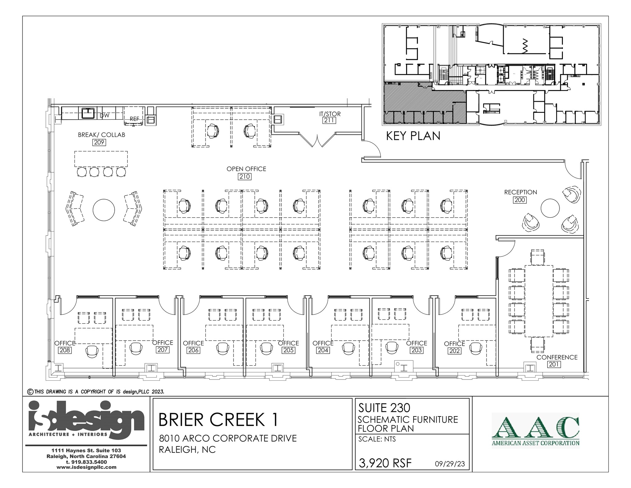 8010 Arco Corporate Dr, Raleigh, NC à louer Plan de site– Image 1 sur 2