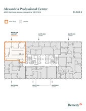 4660 Kenmore Ave, Alexandria, VA à louer Plan d’étage– Image 1 sur 1