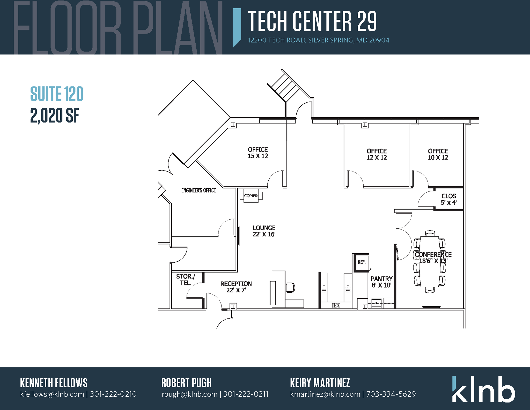 12200 Tech Rd, Silver Spring, MD à louer Plan d’étage– Image 1 sur 1