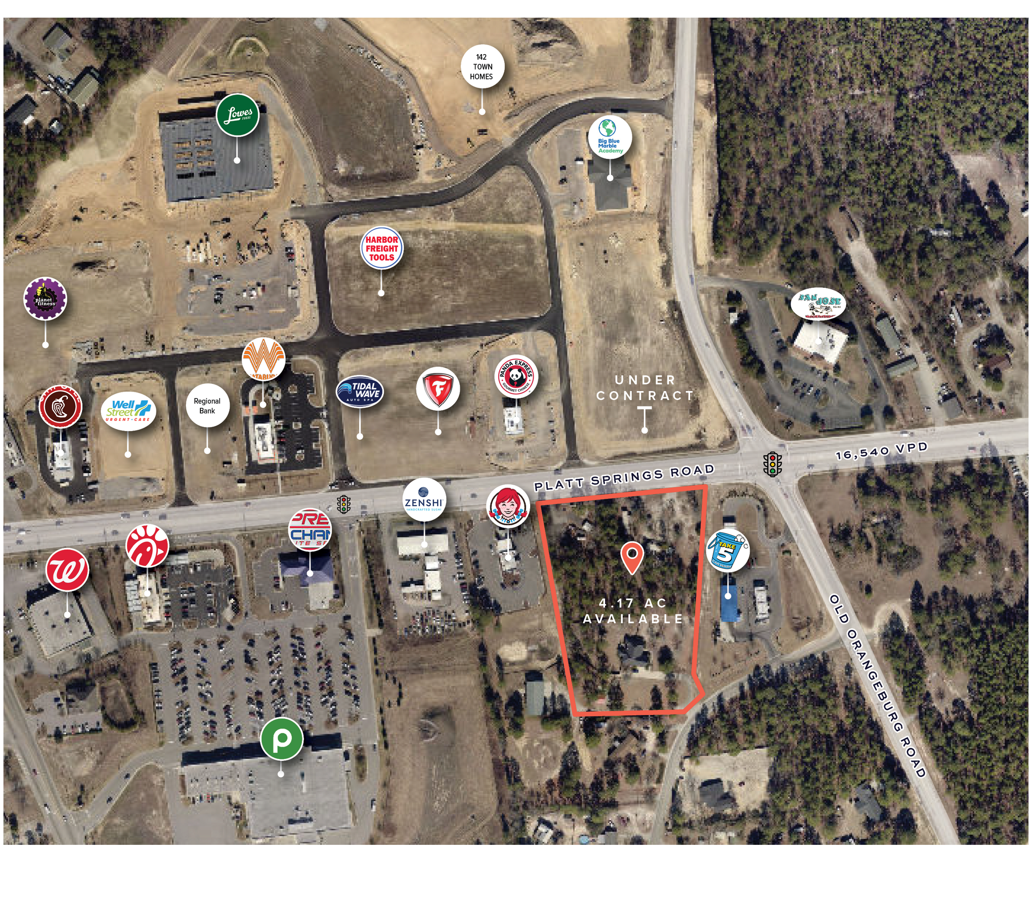 5409 Platt Springs Rd, Lexington, SC à louer Photo de l’immeuble– Image 1 sur 3