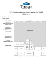 3159-3169 Red Hill Ave, Costa Mesa, CA à louer Plan d’étage– Image 2 sur 2