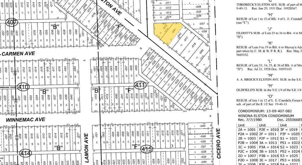 5097 N Elston Ave, Chicago, IL à louer - Plan cadastral – Image 2 sur 17