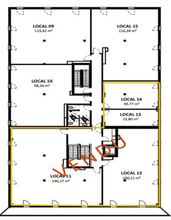 Bureau dans Montpellier à louer Plan d’étage– Image 2 sur 4