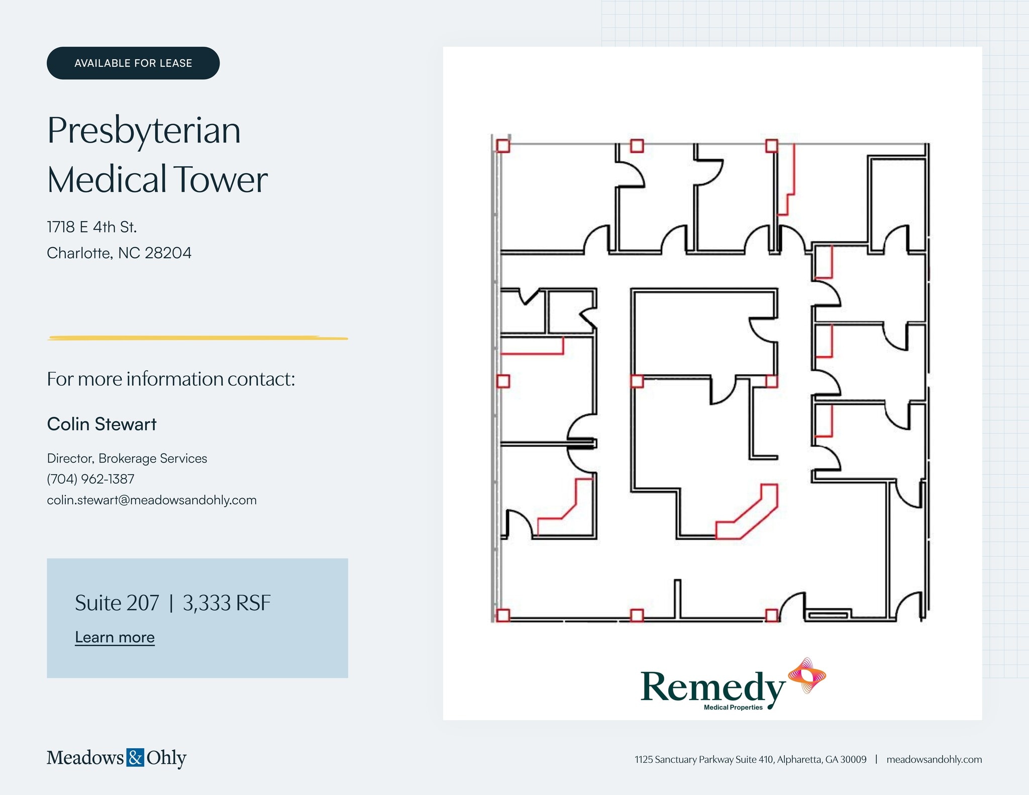 1718 E 4th St, Charlotte, NC à louer Plan de site– Image 1 sur 1