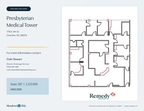 1718 E 4th St, Charlotte, NC à louer Plan de site– Image 1 sur 1
