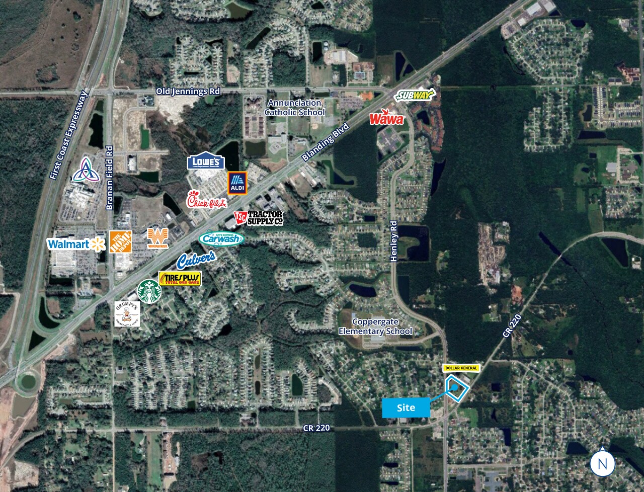 3108 County Road 220, Middleburg, FL à vendre Photo de l’immeuble– Image 1 sur 4