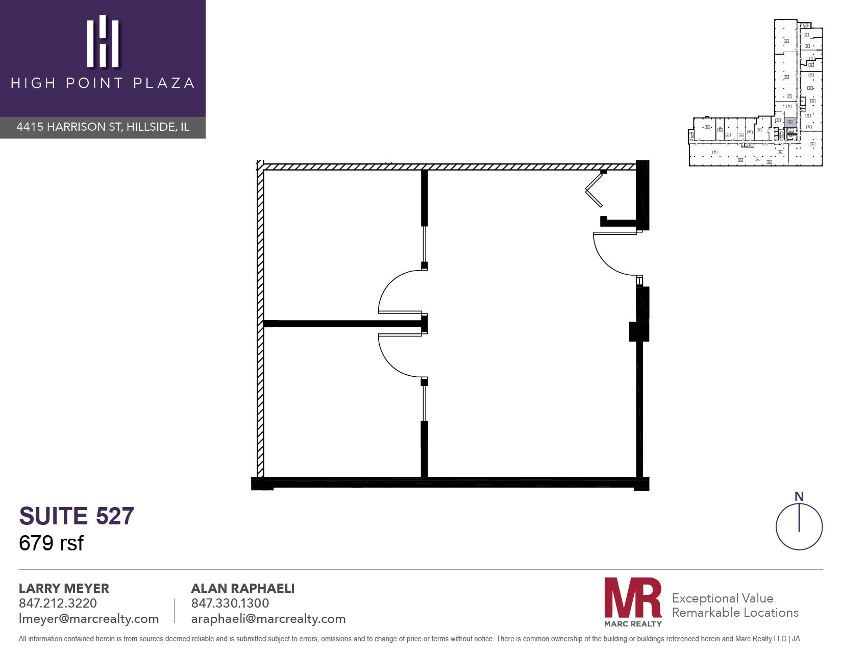4415 W Harrison St, Hillside, IL à louer Plan d’étage– Image 1 sur 1