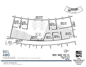 21515 Hawthorne Blvd, Torrance, CA à louer Plan d’étage– Image 1 sur 2