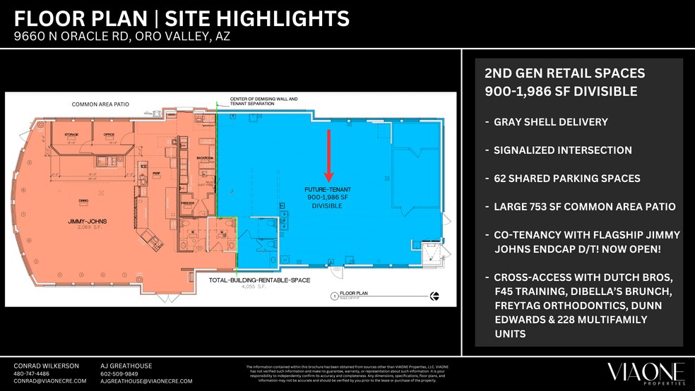 9660 N Oracle Rd, Oro Valley, AZ à louer - Photo de l’immeuble – Image 3 sur 12