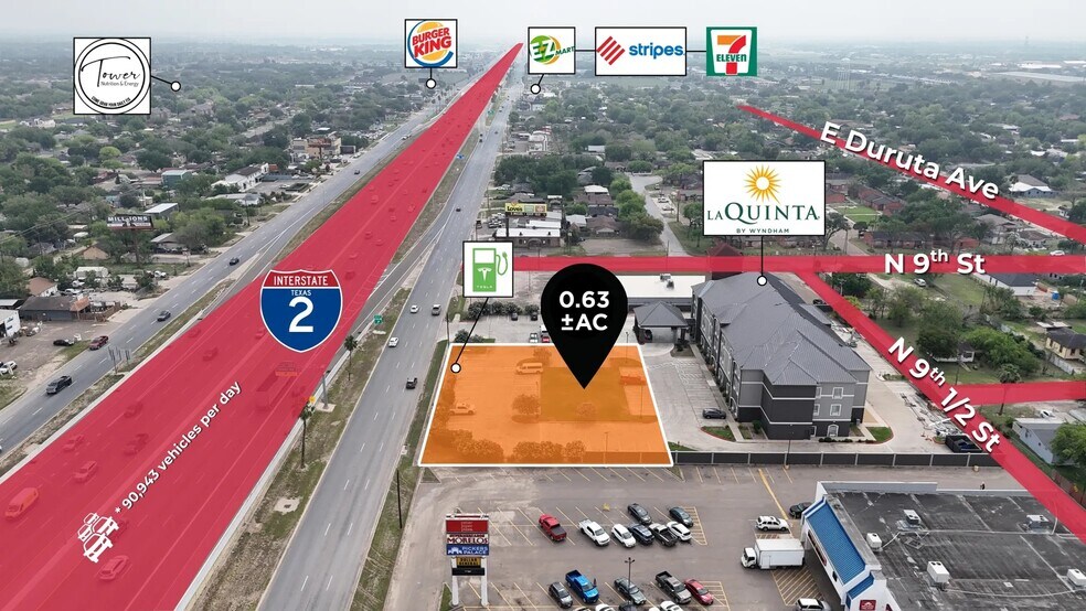 909 West Frontage Rd, Alamo, TX à louer - Aérien – Image 2 sur 7