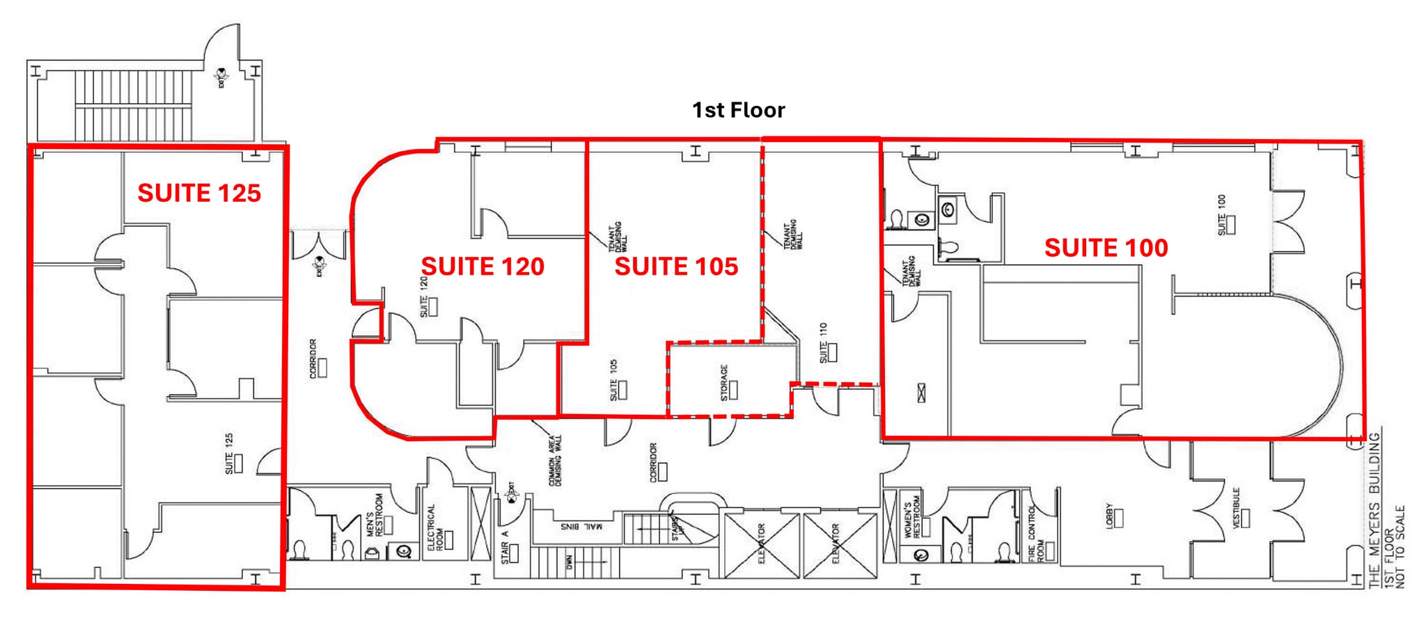 175 E Main St, Lexington, KY à louer Plan d’étage– Image 1 sur 1