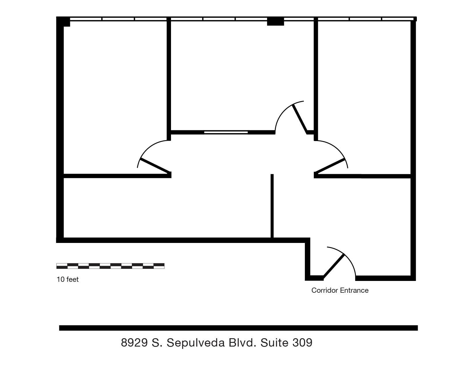 8929-8939 S Sepulveda Blvd, Los Angeles, CA à louer Plan d’étage– Image 1 sur 1