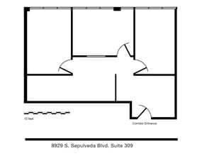 8929-8939 S Sepulveda Blvd, Los Angeles, CA à louer Plan d’étage– Image 1 sur 1