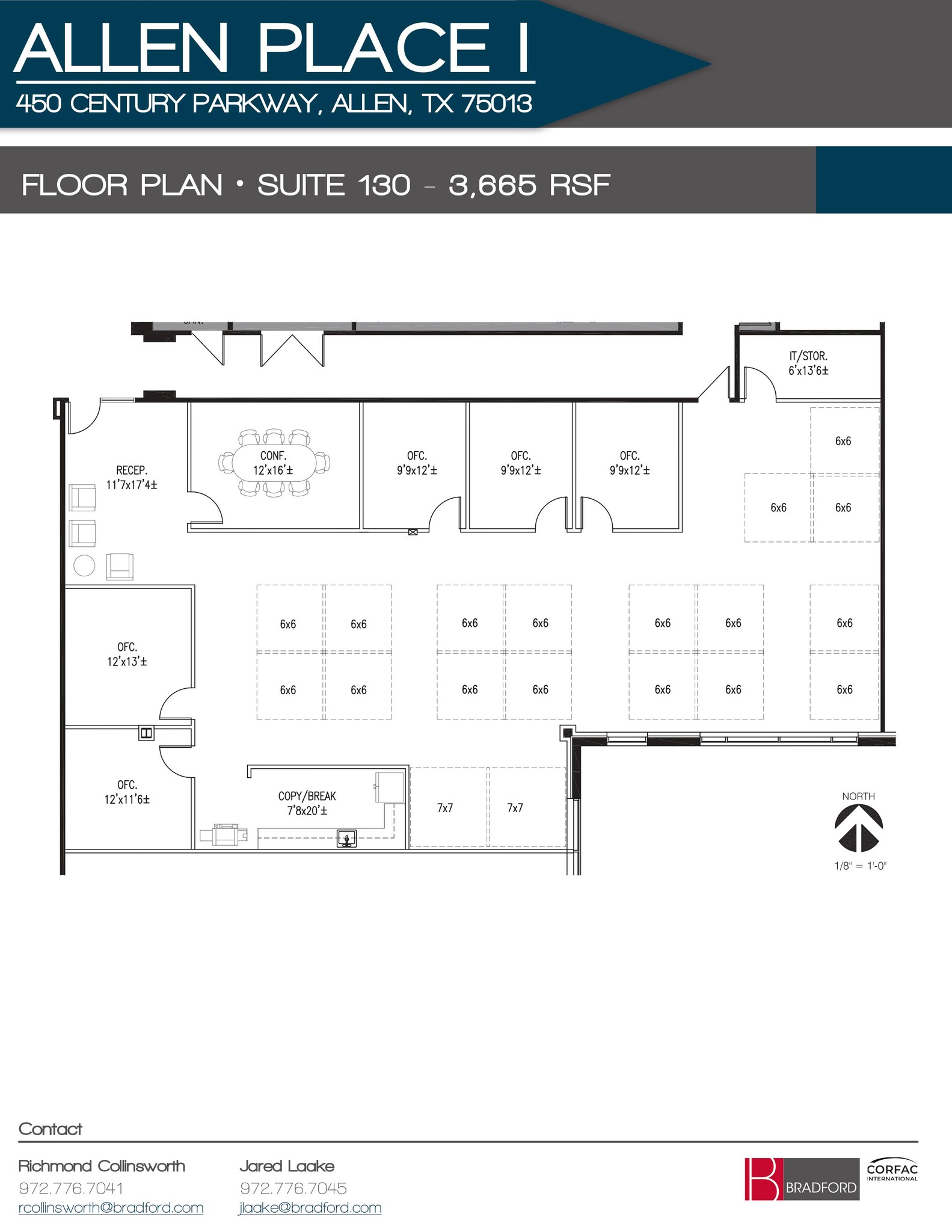 450 Century Pky, Allen, TX à louer Plan d’étage– Image 1 sur 1