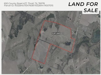 Plus de détails pour 650 Co 427 rd, Thrall, TX - Terrain à vendre