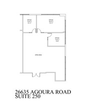 26635-26637 W Agoura Rd, Calabasas, CA à louer Plan de site– Image 1 sur 1