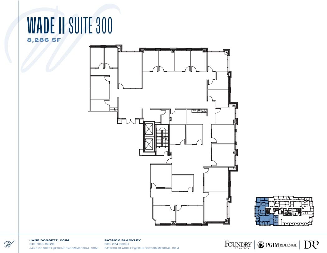 5440 Wade Park Blvd, Raleigh, NC à louer Plan d’étage– Image 1 sur 1
