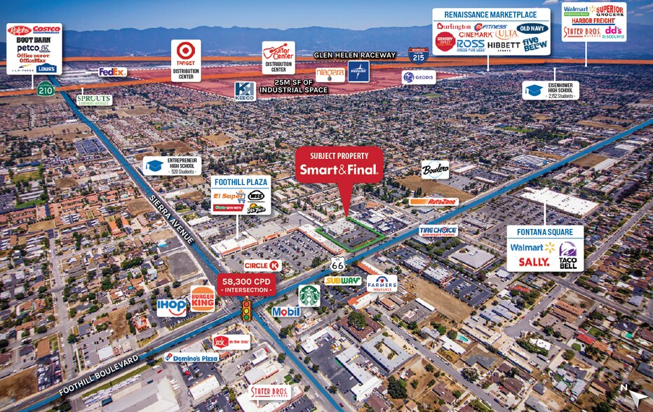 17000 Foothill Blvd, Fontana, CA à vendre - Photo de l’immeuble – Image 3 sur 5