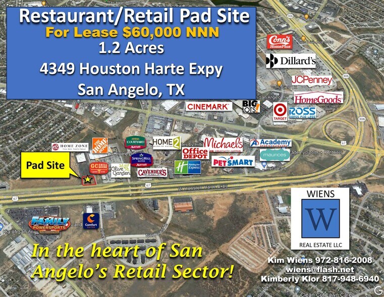 4349 Houston Harte expy, San Angelo, TX à louer - Photo de l’immeuble – Image 1 sur 3