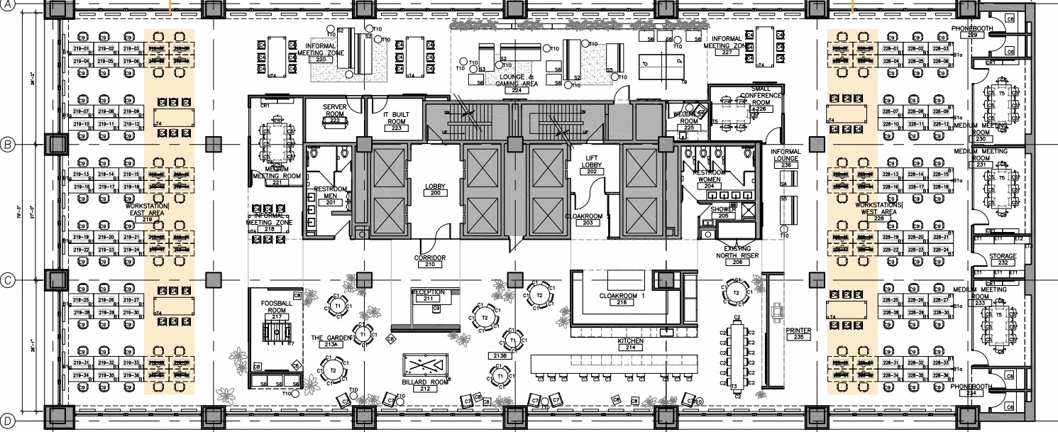 1080 Côte Du Beaver Hall, Montréal, QC à louer Plan d’étage– Image 1 sur 11