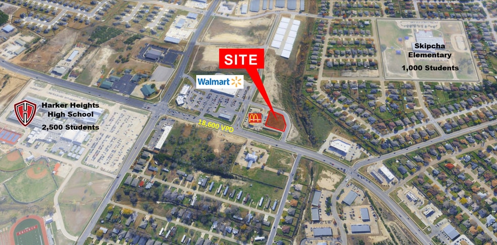 920 Knights Way, Harker Heights, TX à vendre - Aérien – Image 2 sur 5