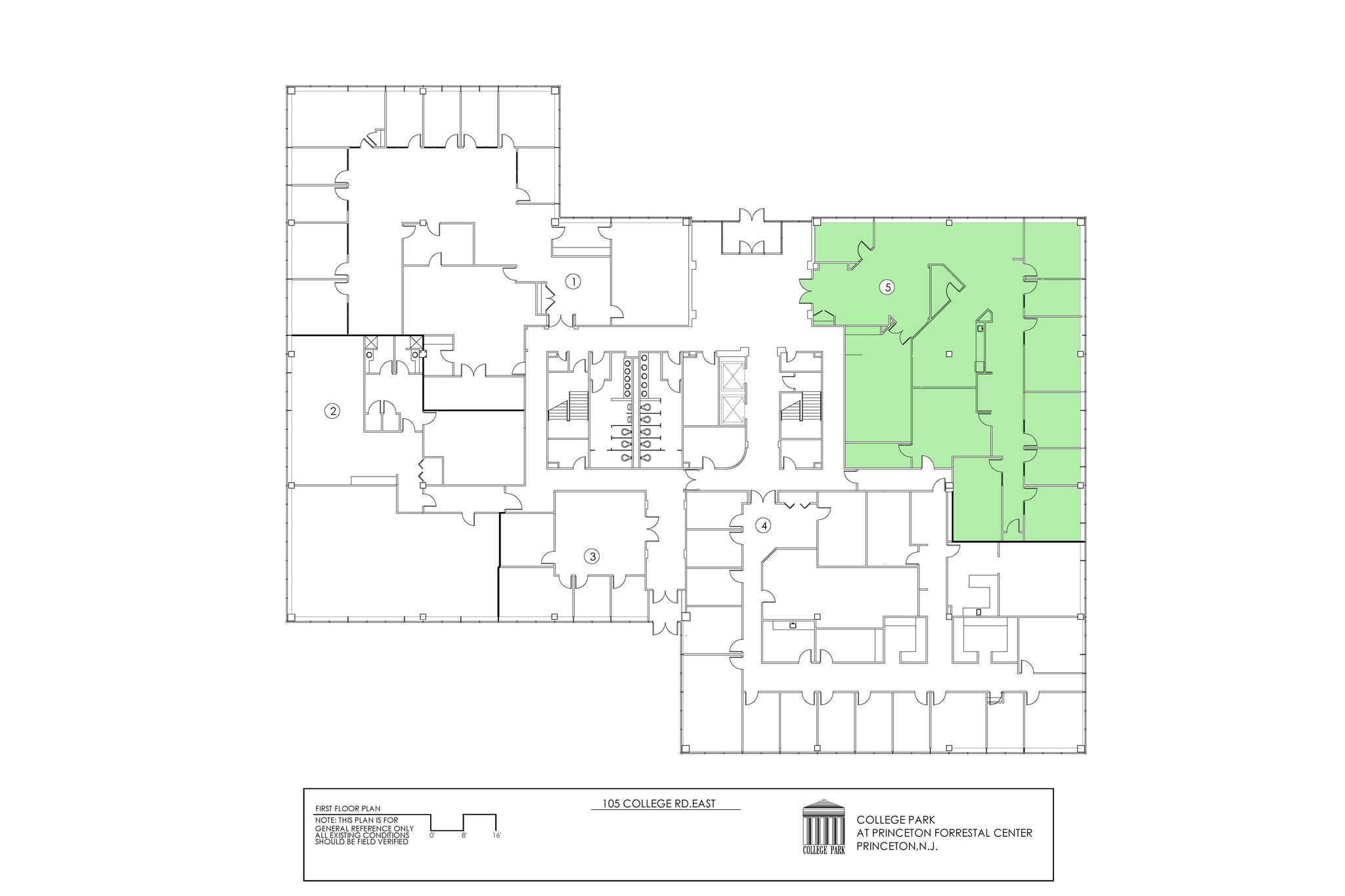 4 Research Way, Princeton, NJ à louer Plan d’étage– Image 1 sur 1