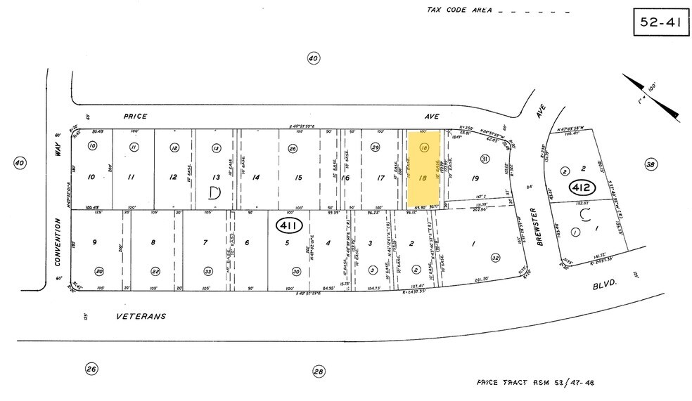 660 Price Ave, Redwood City, CA à louer - Plan cadastral – Image 2 sur 2